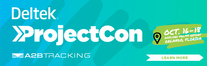 A2B Tracking proud sponsor of Deltek ProjectCon 2023